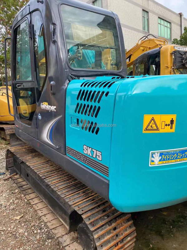 Excavadora de médio porte Kobelco 75 Horário de trabalho reduzido
