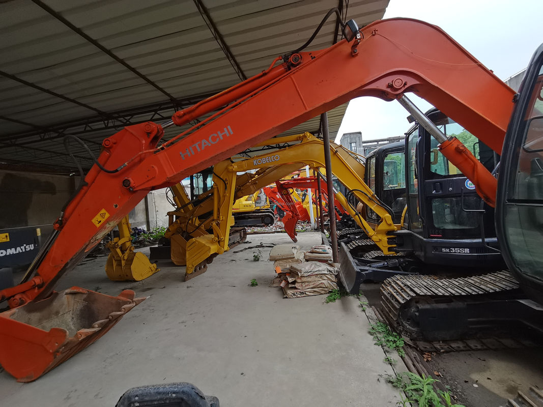 Hitachi em estoque Bom estado Hitachi ZX70 escavadeira hidráulica de segunda mão / Mini escavadeira usada Hitachi ZX70 Preço barato
