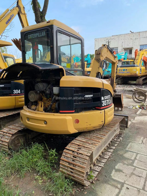 Origem Japão segunda mão boa qualidade escavadeira hidráulica CAT307C 7T/ Usado mini Digger CAT307C preço barato