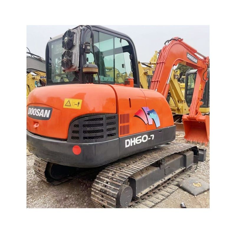 Novos Boas vendas de escavadeira de segunda mão Doosan DX60 escavadeira usada escavadeira de rastreamento doosan DH60 preço de fábrica à venda