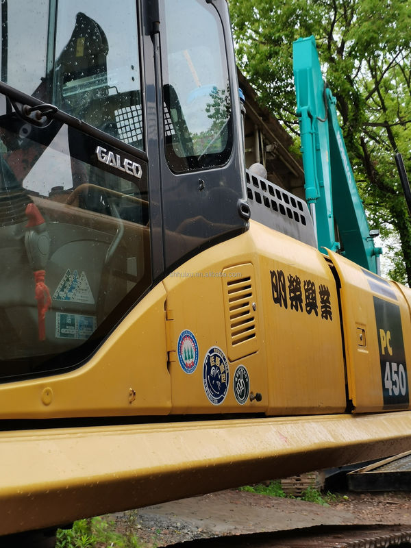 Komatsu Excavatora usada KOMATSU PC450 segunda mão Máquina de escavação usada Japão origem Komatsu Excavatora