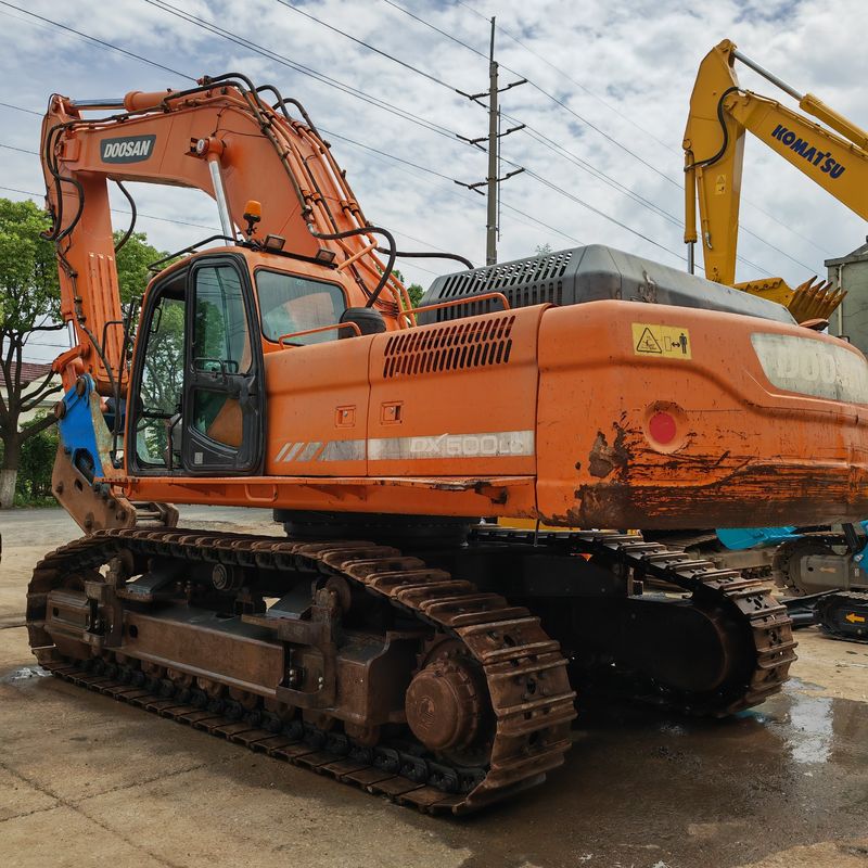 Excelente qualidade Excavadora hidráulica de segunda mão DOOSAN DH500/usada doosan dh 500 à venda