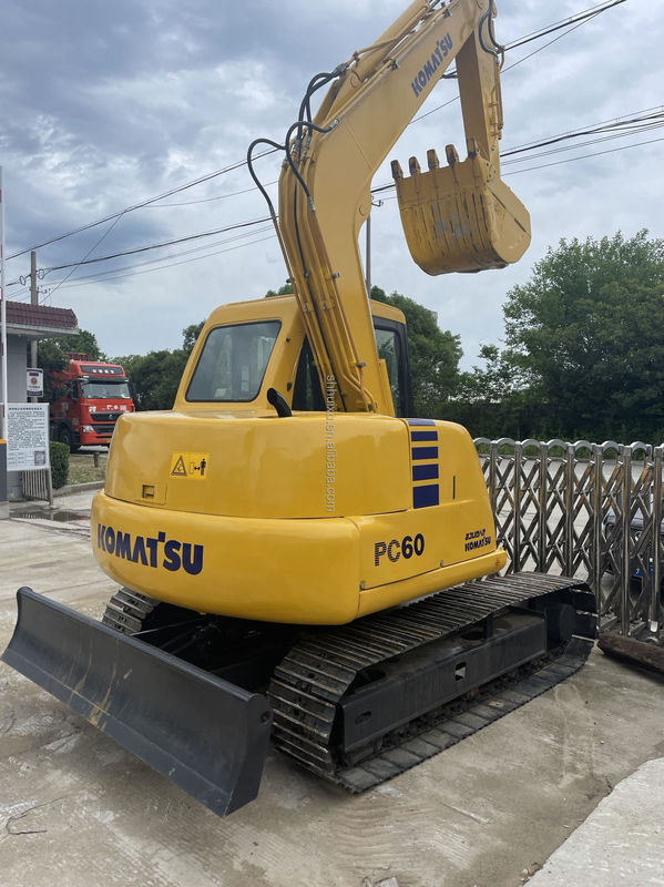 Excavadora de rastreamento Komatsu PC60 6 toneladas usado hidráulico de alta qualidade/mini escavadora de segunda mão Komatsu PC60 Japão origem preço barato Komatsu Excavadora