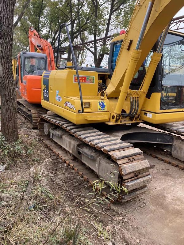 Original Komatsu pc130 escavadeira de raspador usada de segunda mão komatsu pc130 pc130-6 pc130-7 no Japão