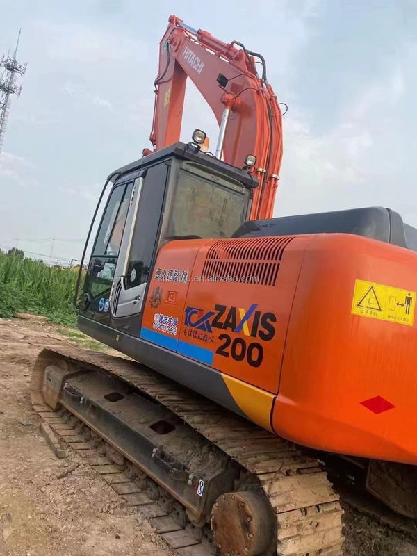 Hitachi em estoque Hitachi ZX200-3 de segunda mão Excavadora hidráulica de rastreador Em bom estado/ Máquina de escavação usada Hitachi ZX200-3 Preço barato
