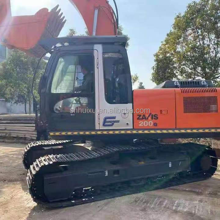 Hitachi em estoque Em bom estado Hitachi ZX200-5 de segunda mão Excavadora hidráulica/máquina de escavação usada Hitachi ZX200-5 Preço barato