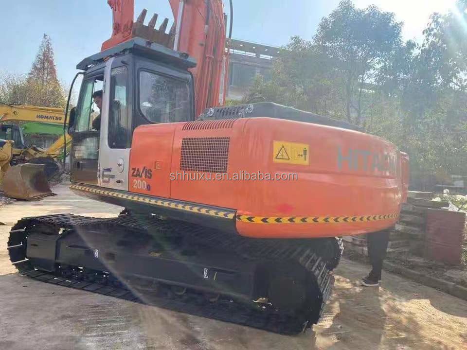 Hitachi em estoque Em bom estado Hitachi ZX200-5 de segunda mão Excavadora hidráulica/máquina de escavação usada Hitachi ZX200-5 Preço barato