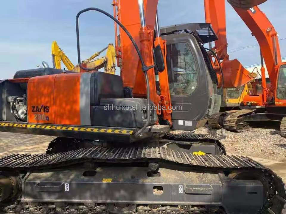 Hitachi em estoque Em bom estado Hitachi ZX200-5 de segunda mão Excavadora hidráulica/máquina de escavação usada Hitachi ZX200-5 Preço barato