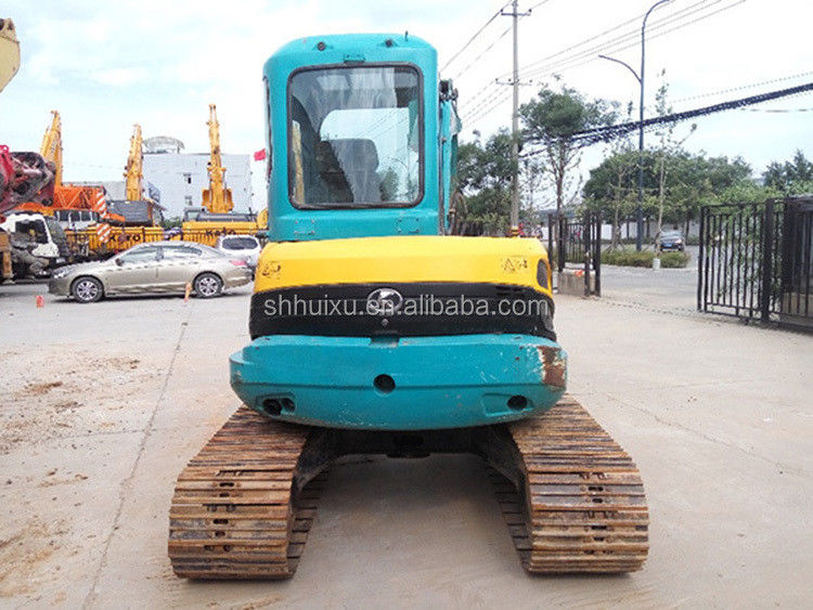 Excavadora japonesa de qualidade Kubota 161 pequena de 6,1 toneladas mini escavadora de segunda mão