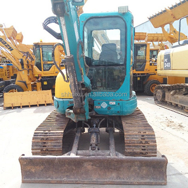 Excavadora japonesa de qualidade Kubota 161 pequena de 6,1 toneladas mini escavadora de segunda mão