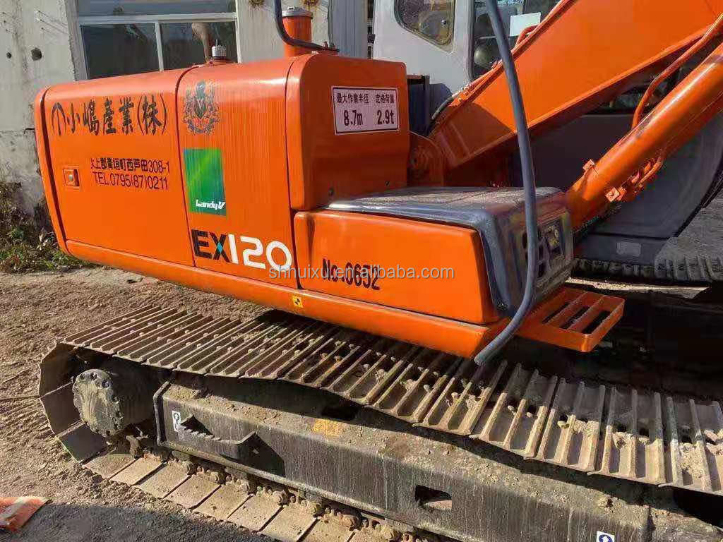 Hitachi em estoque Mais vendido Hitachi EX120 de segunda mão Excavadora hidráulica/máquina de escavação usada Hitachi EX120 Preço barato