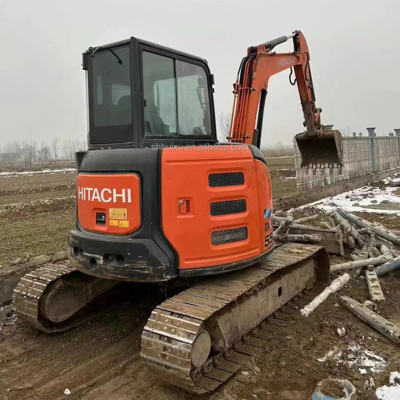 Hitachi venda a quente Mini escavadeira usada Hitachi ZX55U Preço barato/boa qualidade Hitachi ZX55U Excavadora hidráulica de segunda mão