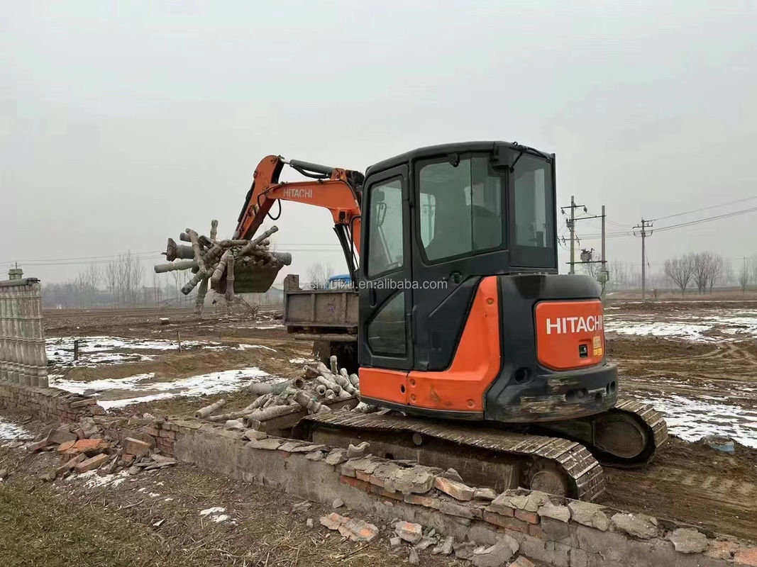 Hitachi venda a quente Mini escavadeira usada Hitachi ZX55U Preço barato/boa qualidade Hitachi ZX55U Excavadora hidráulica de segunda mão