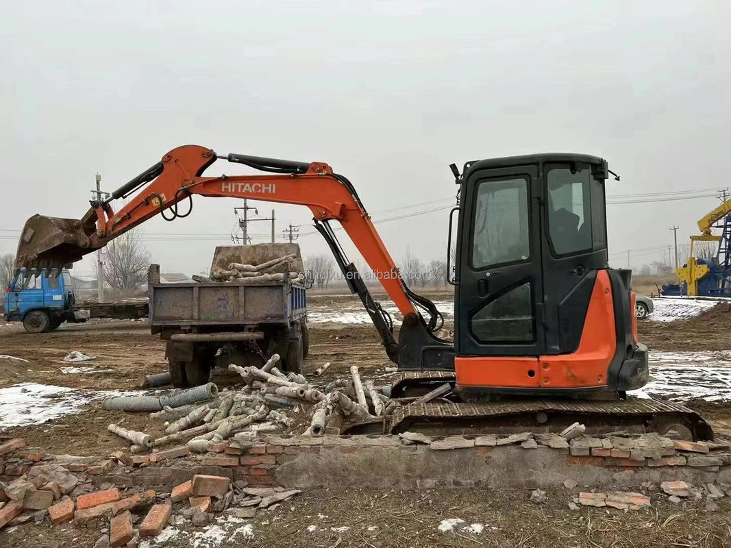 Hitachi venda a quente Mini escavadeira usada Hitachi ZX55U Preço barato/boa qualidade Hitachi ZX55U Excavadora hidráulica de segunda mão