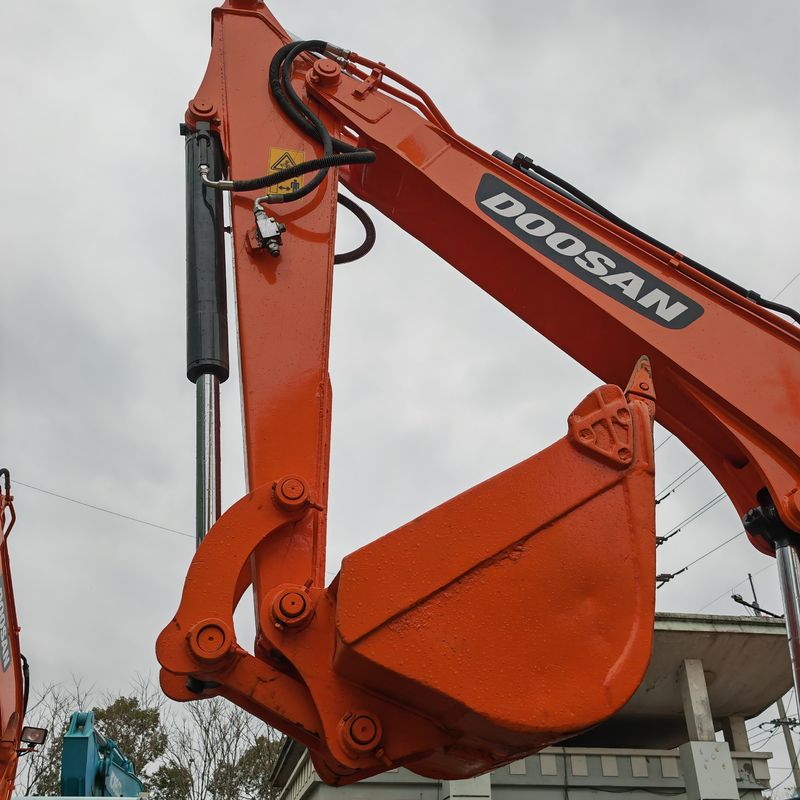 5.5 Ton Mini Usado Doosan Dx55 Usado Excavator 0,75m3 Capacidade de balde