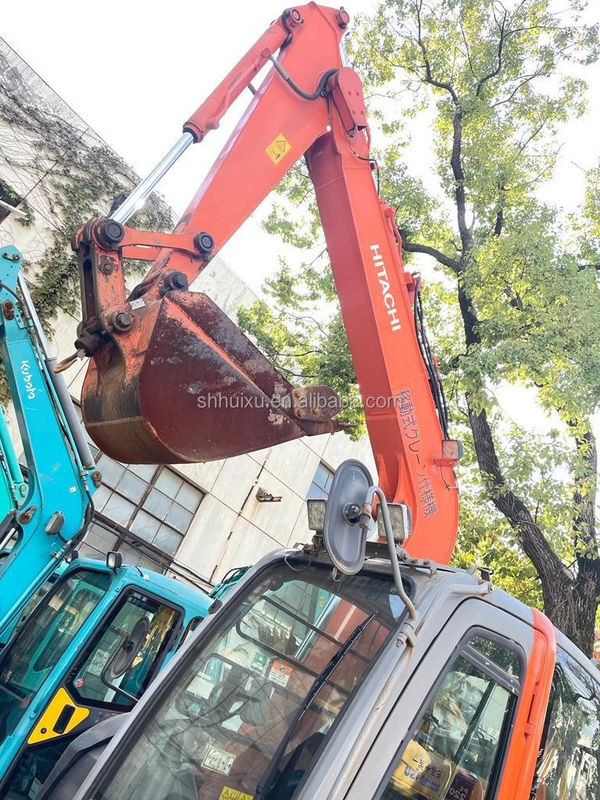 Hitachi em estoque Japão origem Hitachi ZX75 Excavadora hidráulica de segunda mão / Mini escavadora usada Hitachi ZX75 boa qualidade Preço barato