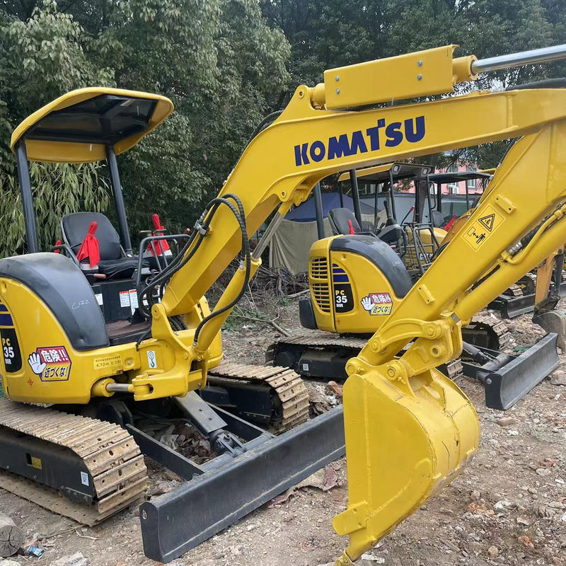 Usado Excelente estado PC35 Komatsu em estoque agora, escavadeira Komatsu usada, PC35 PC55 PC56 PC70 China Excavadeira barata