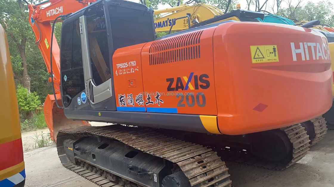 Hitachi venda a quente Máquina de escavação usada HITACHI ZX200 Excelente qualidade de segunda mão Hydraulic Crawler Excavator origem Japão para venda