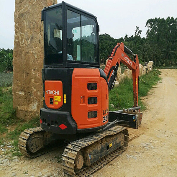 Excavadora usada Hitachi zx35 mini zx35u de 3,5 toneladas com anexos hidráulica zx35u-3