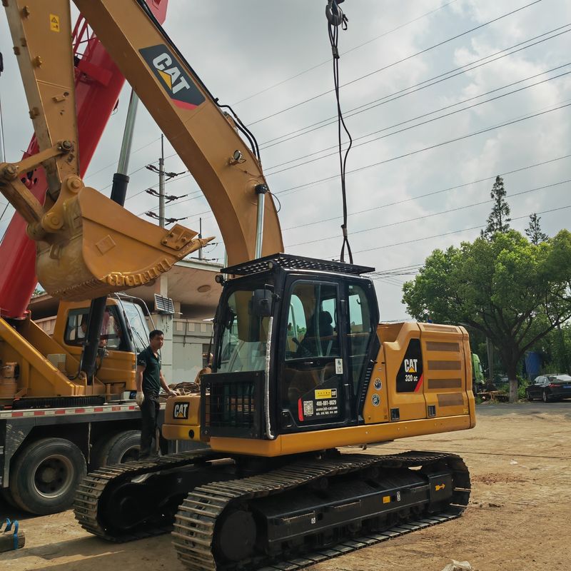 Máquina de escavação hidráulica usada CAT320D 330 320GC Excavadora de segunda mão