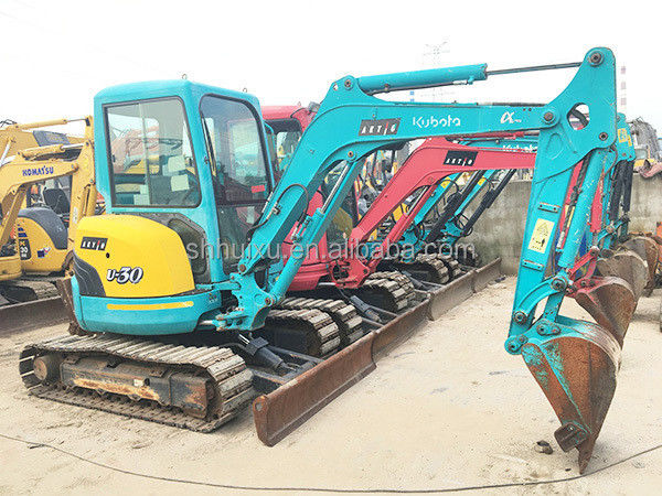 Excavadora Kubota30 de segunda mão mini escavadora Kubota30 Japão preço barato