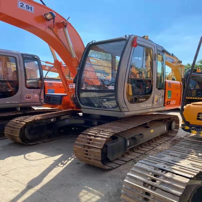 Bestseller HITACHI ex120 Excavadora hidráulica de segunda mão Boa qualidade/ Máquina de escavação usada HITACHI ex120 venda à venda