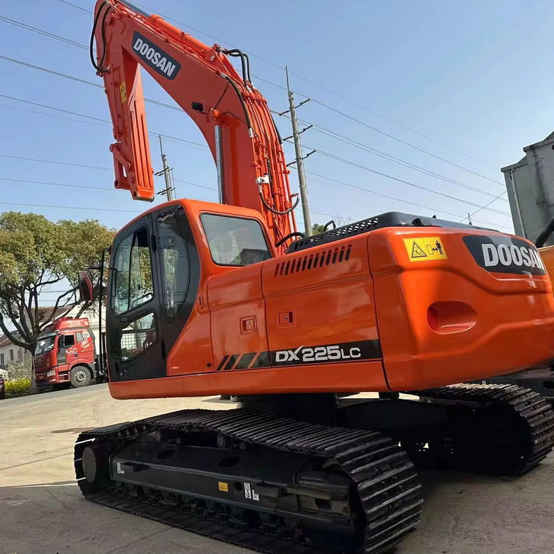 25 toneladas de cor original Usado Crawler Big Digger Doosan Dh225-9 Excavator de segunda mão