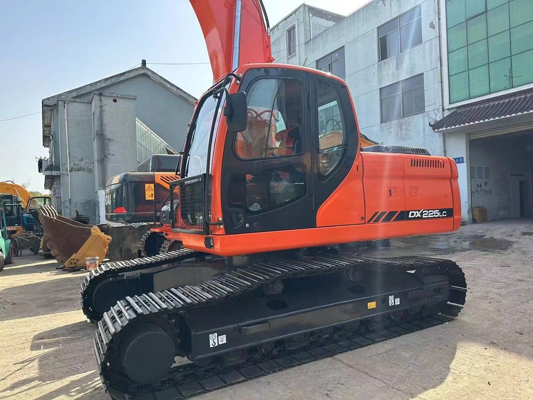 25 toneladas de cor original Usado Crawler Big Digger Doosan Dh225-9 Excavator de segunda mão