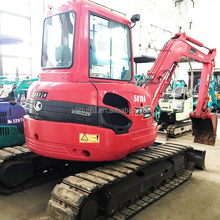 Mini escavadeira Kubota55 de origem japonesa preço barato/escavadeira hidráulica de segunda mão