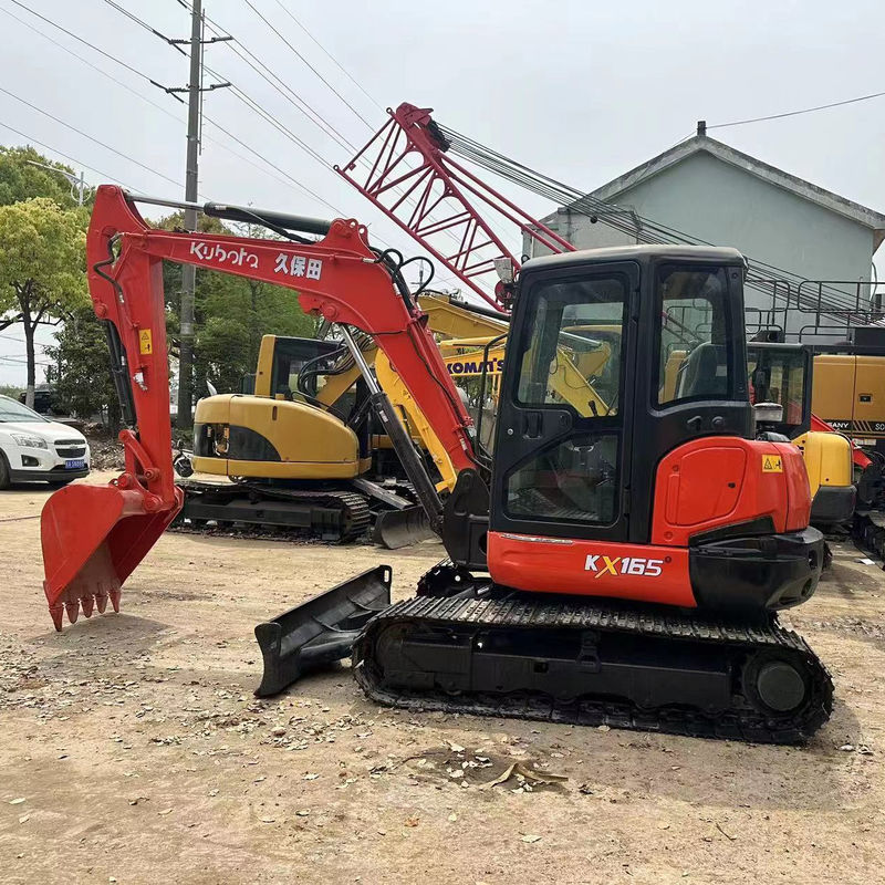 Mini escavadeira Kubota165 Usada origem japonesa preço barato/escavadeira hidráulica de segunda mão Kubota165 Alta qualidade