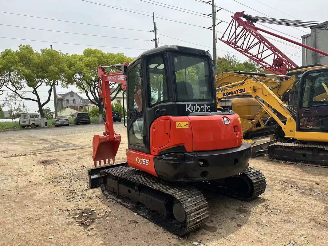 Mini escavadeira Kubota165 Usada origem japonesa preço barato/escavadeira hidráulica de segunda mão Kubota165 Alta qualidade