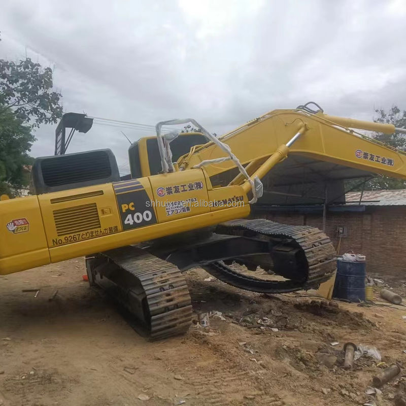 Excavadora japonesa usada komatsu400 de 12 toneladas com pintura original