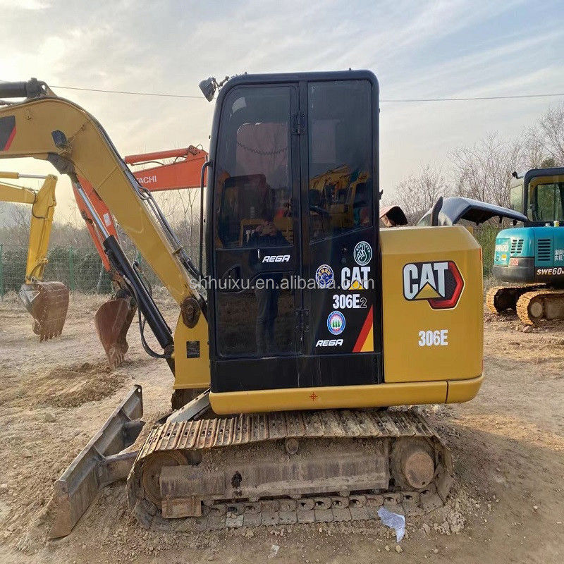Máquina de Construção Usada Excavadora Crawler Cat306e Boa Qualidade Preço Barato/Mini de Segunda Mão Cat306e Marca Japonesa