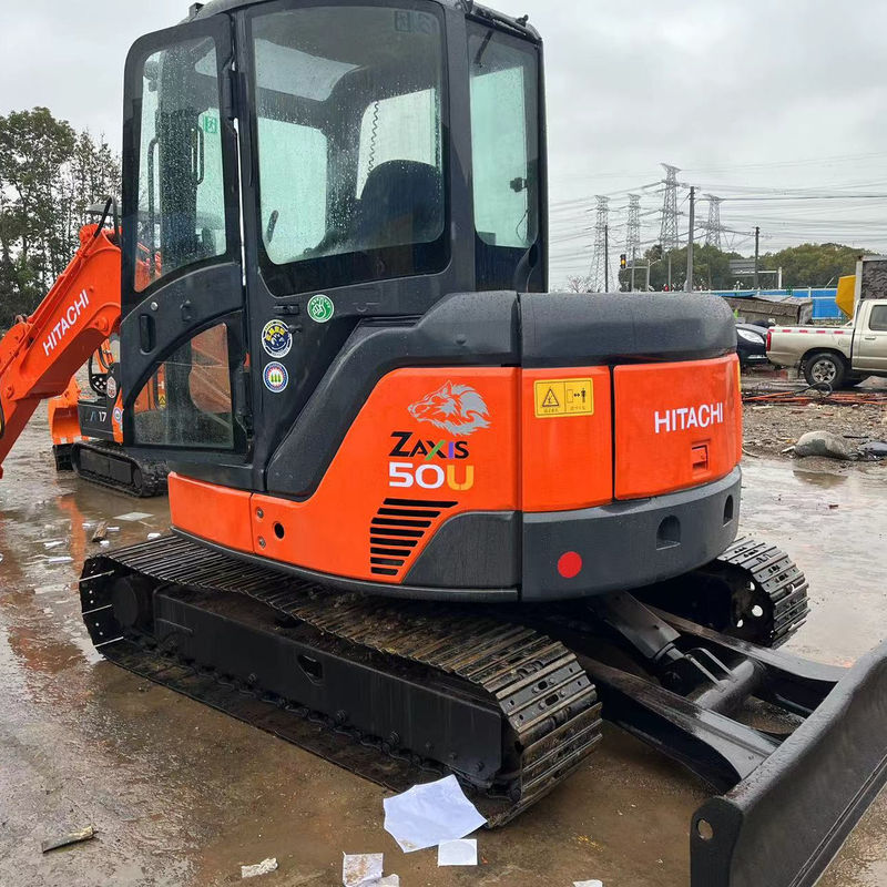 Excavadora usada Hitachi50U/mini-excavadora usada Hitachi 55u à venda escavadora usada Hitachi mini-excavadora 55U