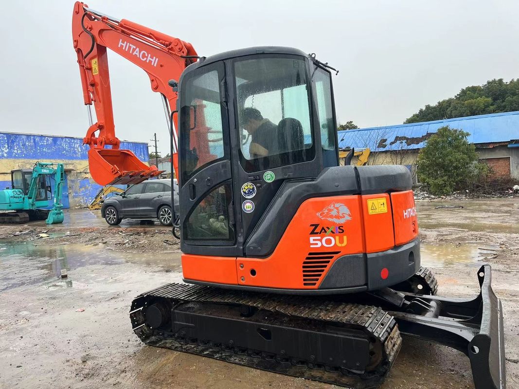 Excavadora usada Hitachi50U/mini-excavadora usada Hitachi 55u à venda escavadora usada Hitachi mini-excavadora 55U