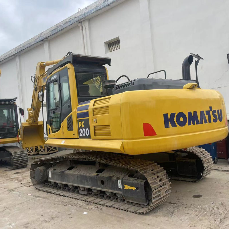 25.6TON Excavadora usada komatsu PC 200 /quase nova/excavadora média komatsu PC 200-5 de segunda mão