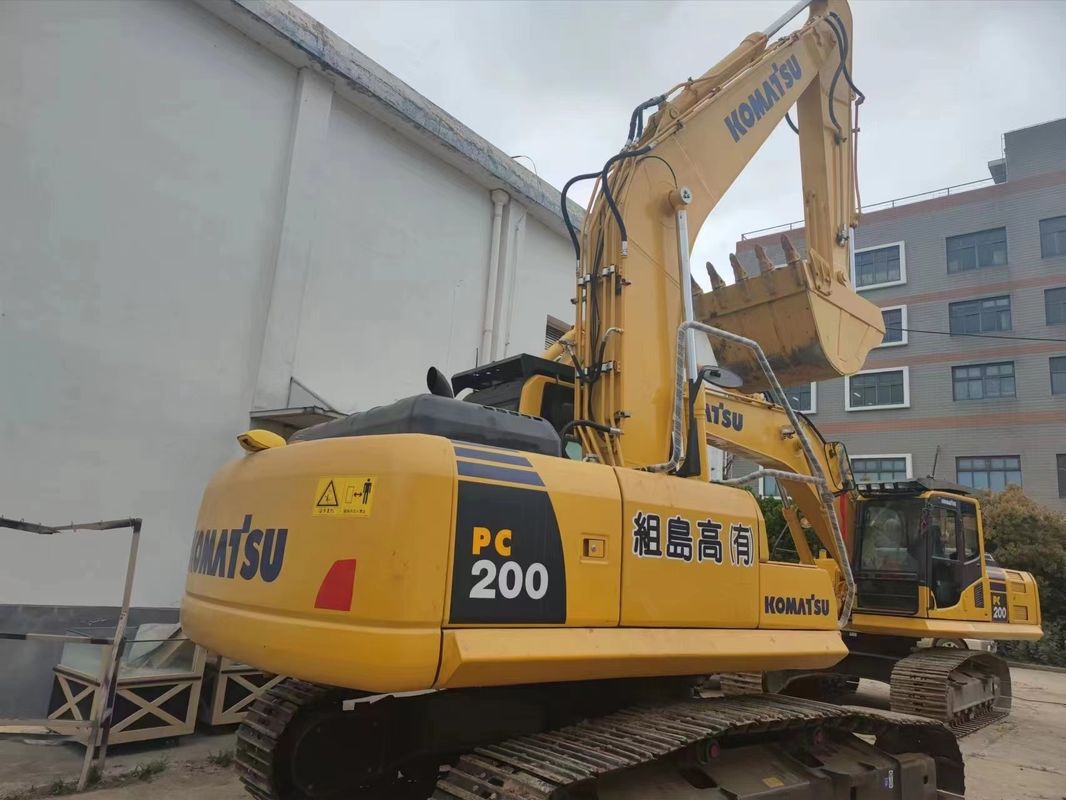 25.6TON Excavadora usada komatsu PC 200 /quase nova/excavadora média komatsu PC 200-5 de segunda mão
