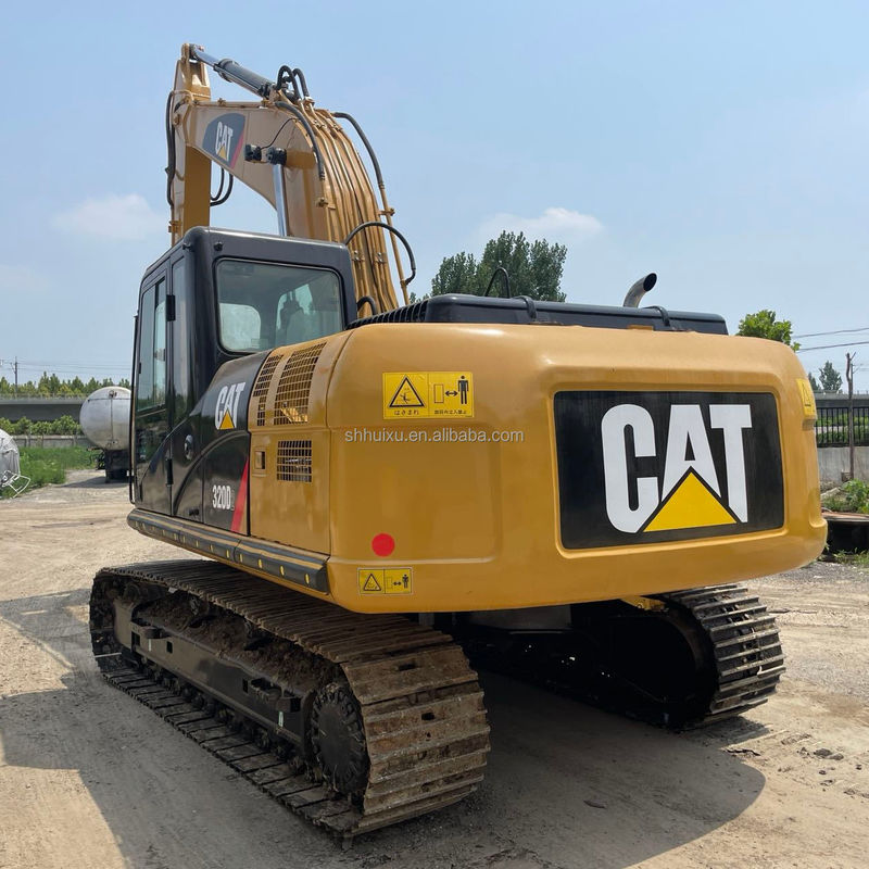Excavadora de lagarta 320d / Máquina de escavação usada Cat320D origem Japão Lagarta em existência
