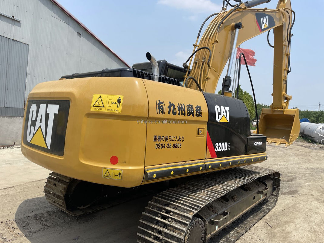 Excavadora de lagarta 320d / Máquina de escavação usada Cat320D origem Japão Lagarta em existência