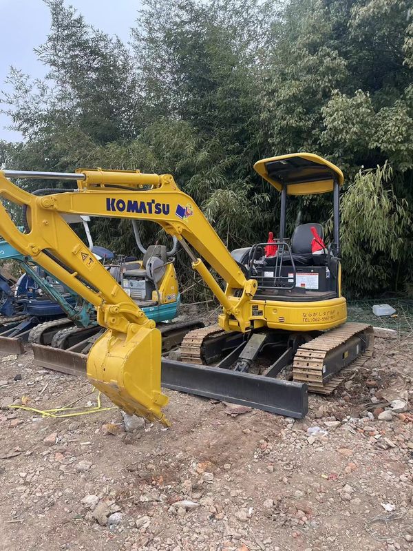 mini Japão Komatsu35 Excavadora usada para uso doméstico interior Excavadora 3.5ton usado Japão Excavadora