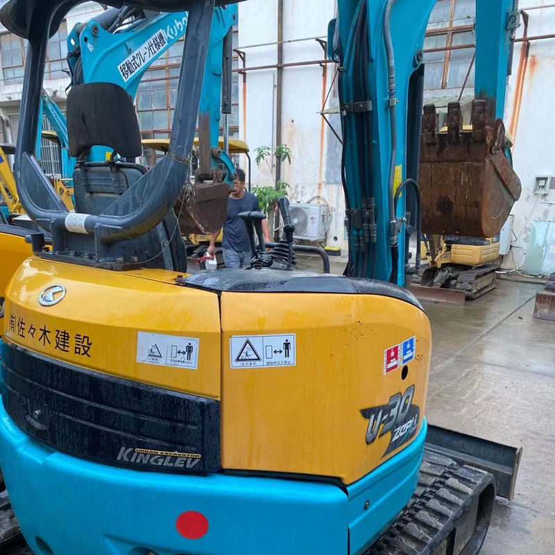 Excavadora de rastreamento KUBOTA U-30/ motor japonês KUBOTA U-30 usado