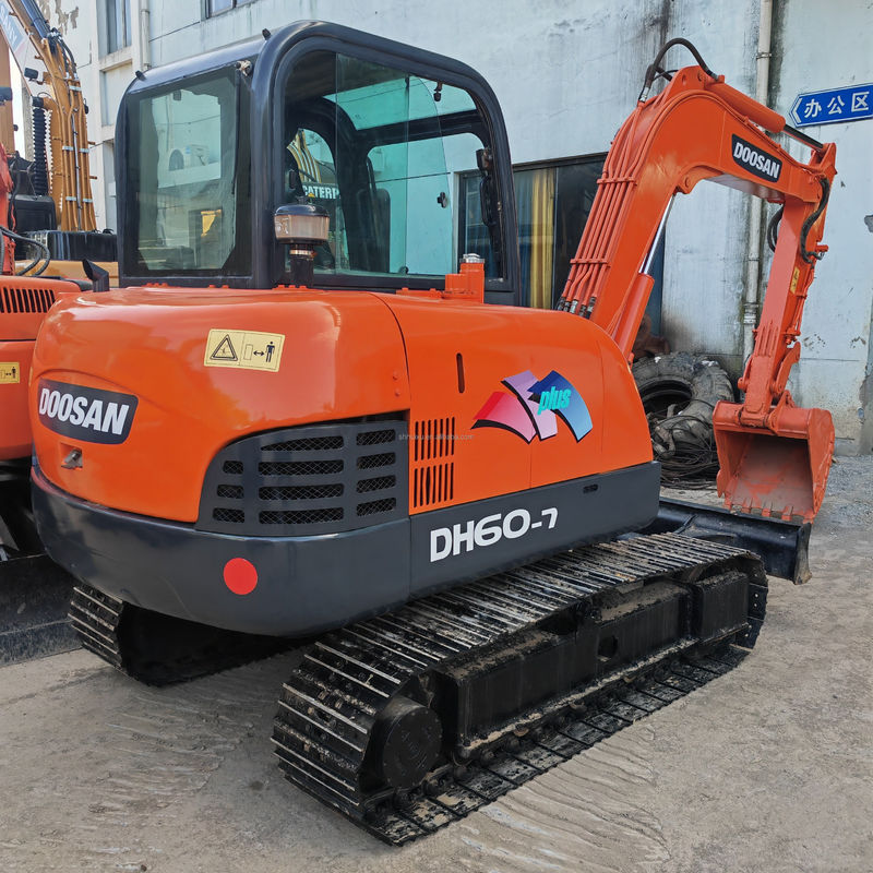 DH60 Dx60 Dh6 Excavadora Usada Doosan Excavadora de segunda mão 5,5 toneladas
