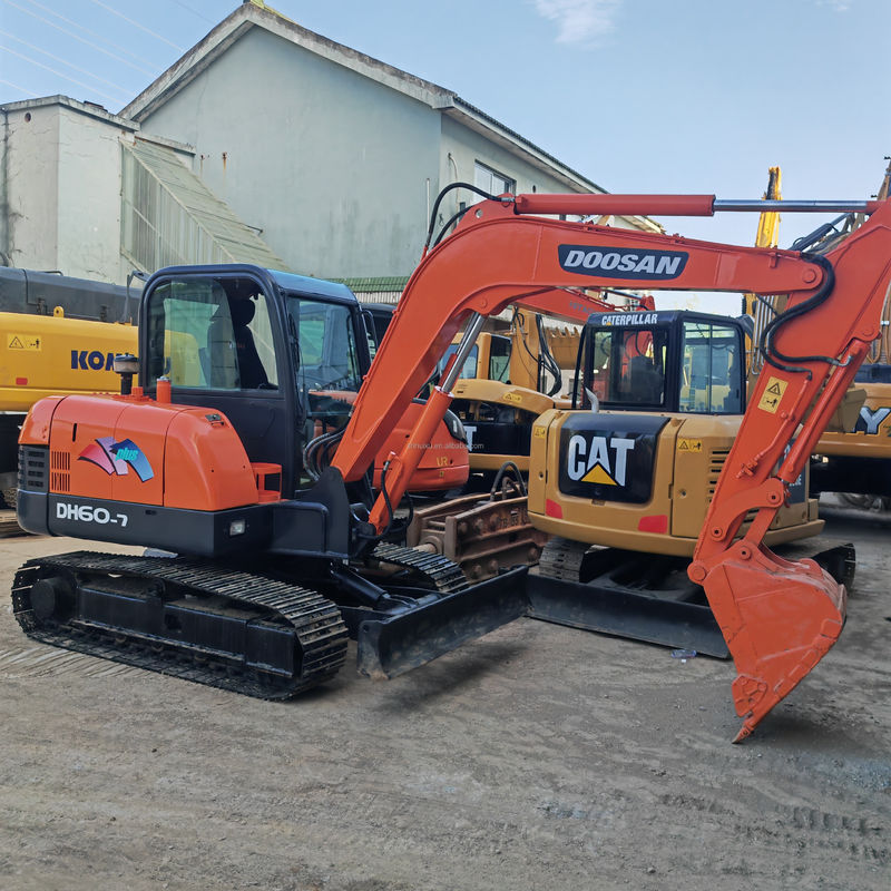 DH60 Dx60 Dh6 Excavadora Usada Doosan Excavadora de segunda mão 5,5 toneladas