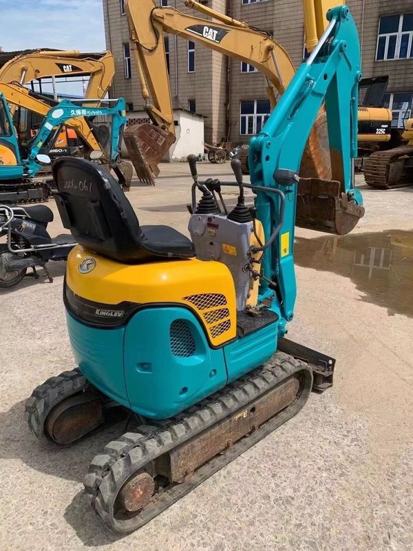 Mini escavadeira usada com horas de trabalho longas e preços baixos para venda a quente 1ton KUBOTA U10 Excavadora Crawler