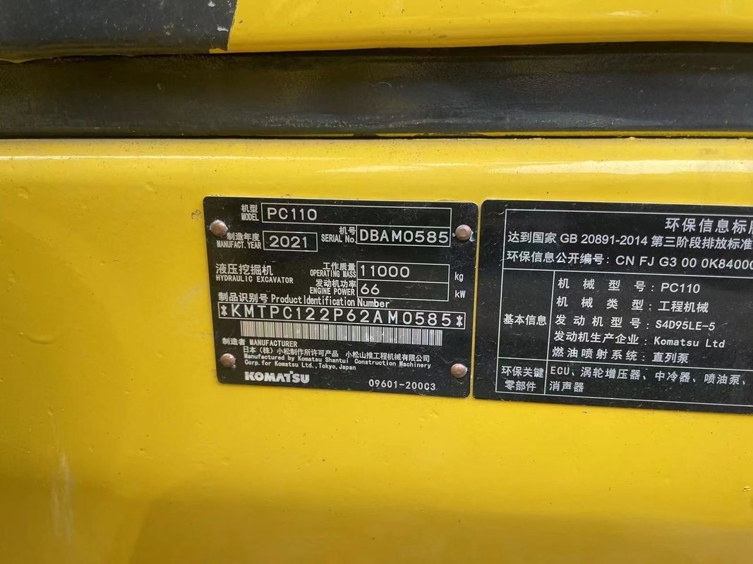 Excavadora de terra usada à mão Komatsu PC130 máquinas usadas 13 toneladas escavadoras de poços usadas à mão escavadoras de segunda mão para venda