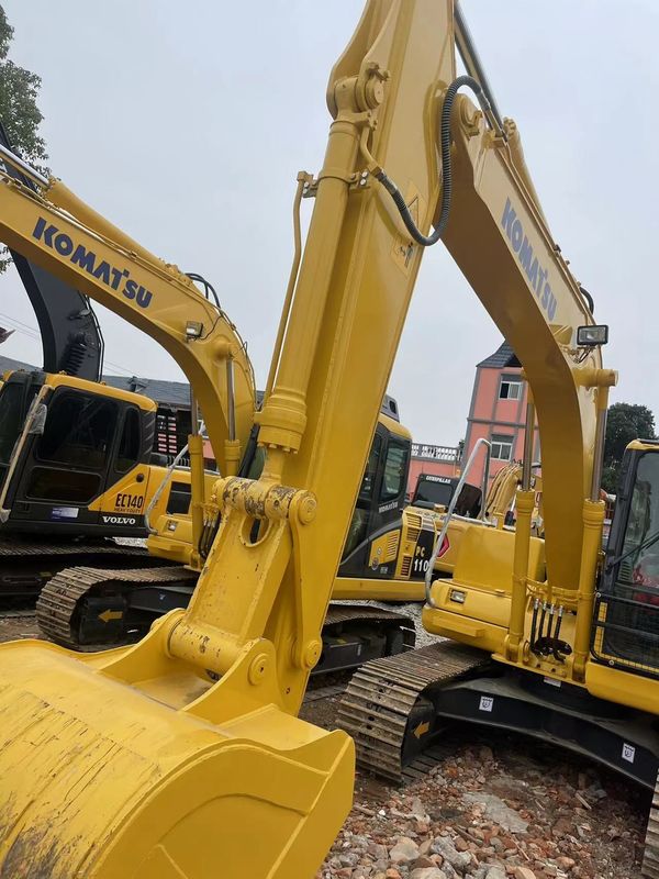 Excavadora de terra usada à mão Komatsu PC130 máquinas usadas 13 toneladas escavadoras de poços usadas à mão escavadoras de segunda mão para venda