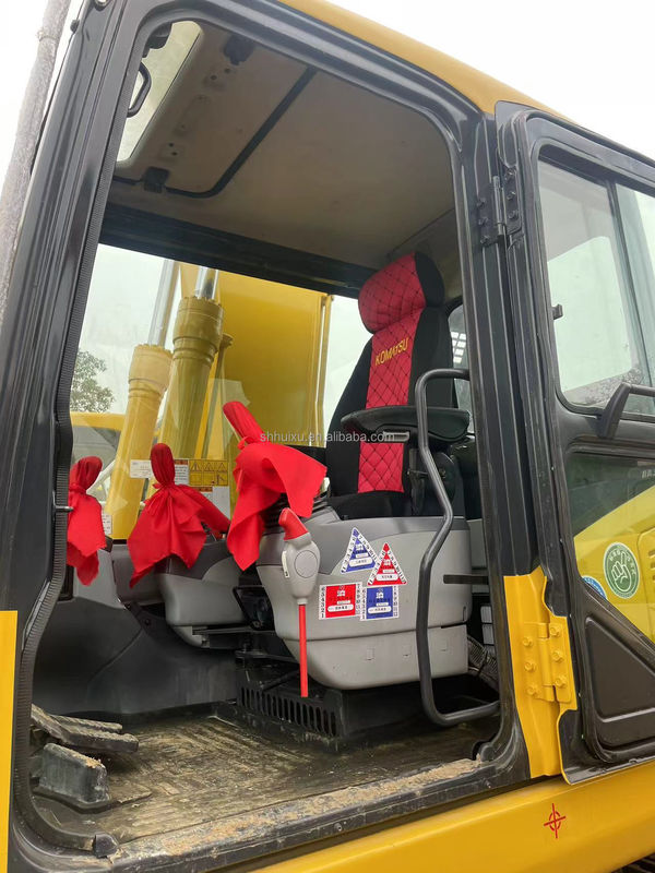 Excavadora de terra usada à mão Komatsu PC160 máquinas usadas de 16 toneladas escavadoras de poços usadas à mão escavadoras de segunda mão para venda