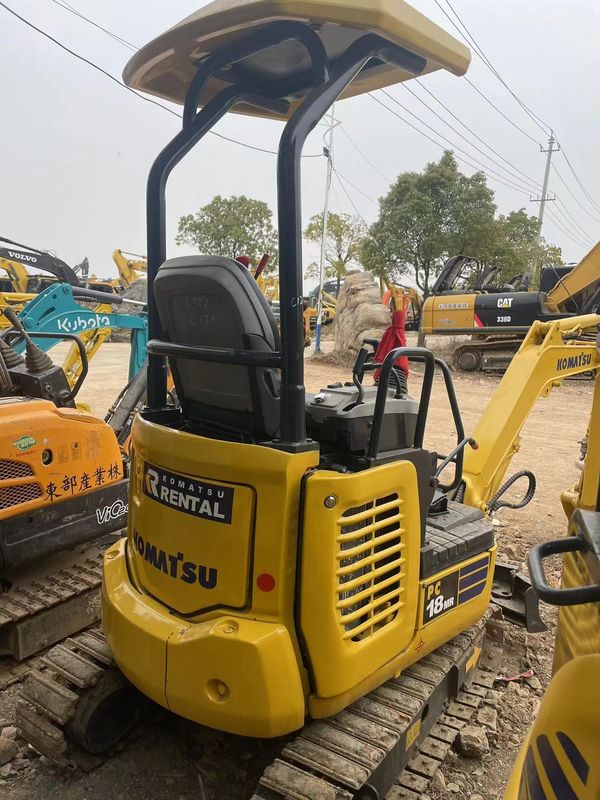 Mini escavadeira usada Komatsu PC18 mini escavadeira usada máquinas mini escavadeira usada escavadeira de segunda mão para venda