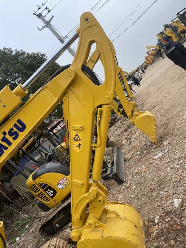 Mini escavadeira usada Komatsu PC35 sem cabine mini escavadeira usada máquinas mini escavadeira usada escavadeira de segunda mão para venda