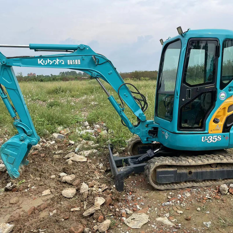 mini escavadeira Kubota U35S usada escavadeira de segunda mão no Japão Kubota u35 mini escavadeira
